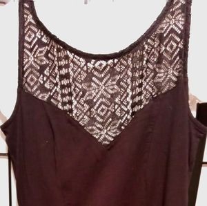 Black fitted cocktail dress